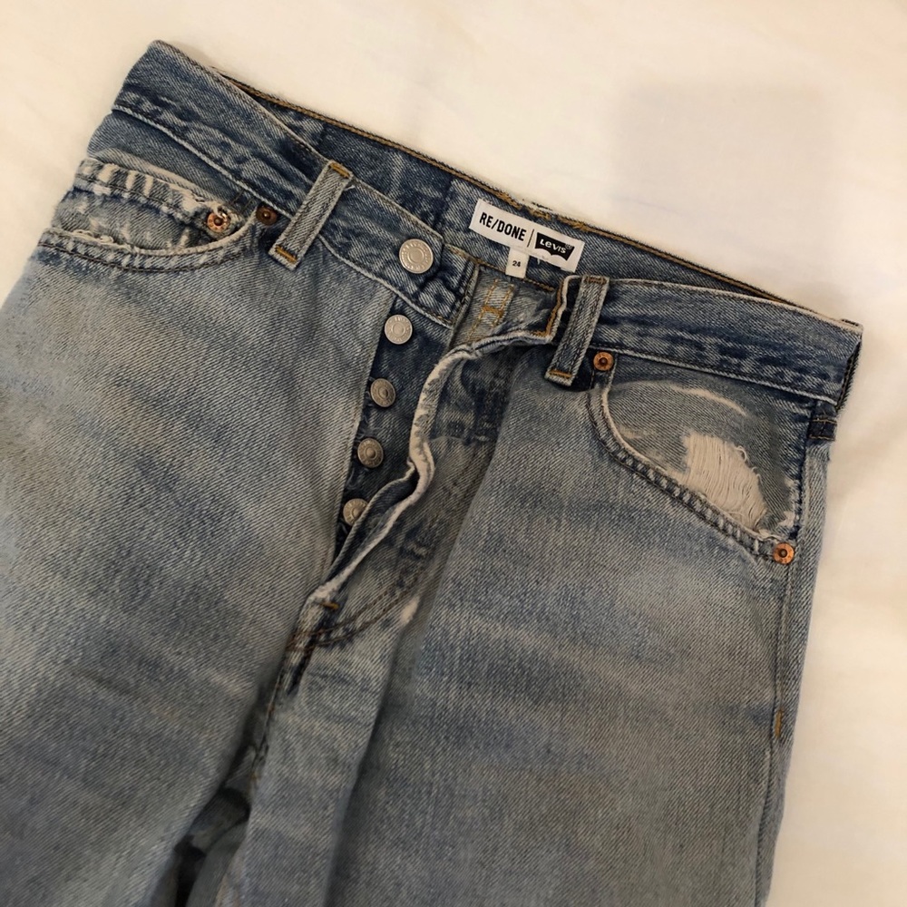 Re-done high rise ankle crop VINTAGE LEVIS